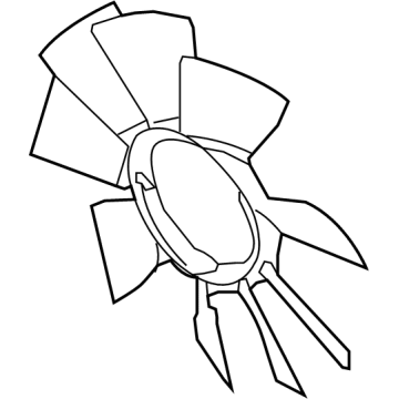 Ford BC3Z-8600-B Fan Assembly