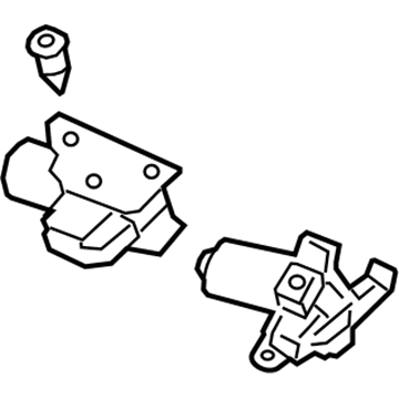 Lincoln JL1Z-17508-A Motor Assembly - Wiper