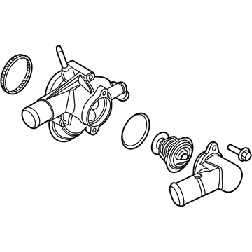 Ford AT4Z-8A586-C Connection Water Outlet