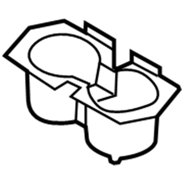 Ford AE5Z-5413562-BA Cup Holder AE5Z-5413562-BA Ford Cup Holder Illustration 1 of 1