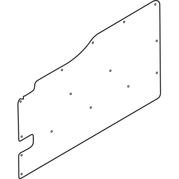 Ford CK4Z-6127411-B Panel - Door Trim Lower