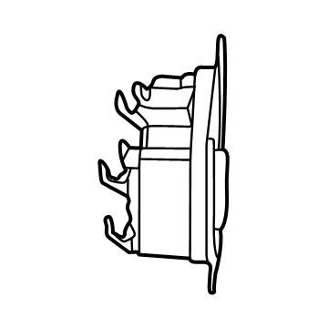 Ford ML3Z-14D189-L Blind Spot Radar Bracket, Passenger Side ML3Z-14D189-L Ford Blind Spot Radar Bracket, Passenger Side Illustration 1 of 1