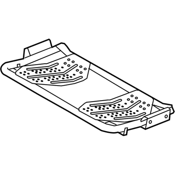 Ford DC3Z-2663161-B Seat Frame, Rear Driver Side DC3Z-2663161-B Ford Seat Frame, Rear Driver Side Illustration 1 of 1