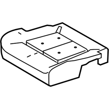 Ford BC3Z-2663840-B Pad - Rear Seat Cushion