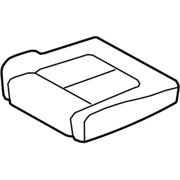 Ford DC3Z-2663804-JA Cover Assembly - Rear Seat Cushion