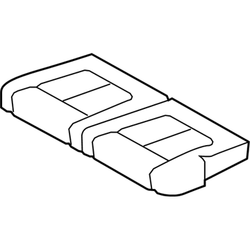 Ford DC3Z-2663805-JA Cover Assembly - Rear Seat Cushion