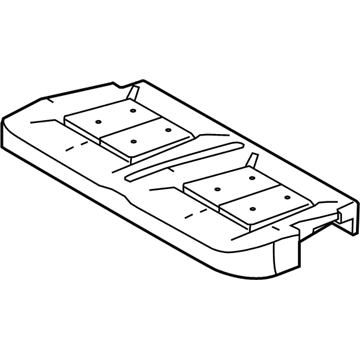 Ford BC3Z-2663841-B Pad - Rear Seat Cushion