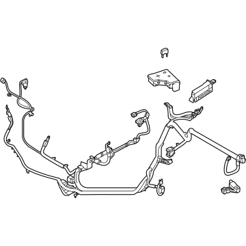 P2DZ-14300-G Ford Cable Assembly - Battery To Battery Illustration 1 of 1