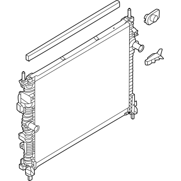Ford PR3Z-8005-A Radiator Assembly