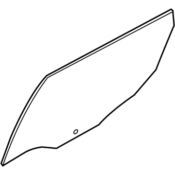 Ford 8S4Z-5425712-A Glass And Channel Assembly