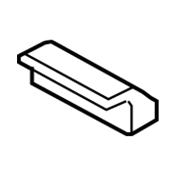 Ford 5F9Z-7406050-AAA Hinge, Rear 5F9Z-7406050-AAA Ford Hinge, Rear Illustration 1 of 1