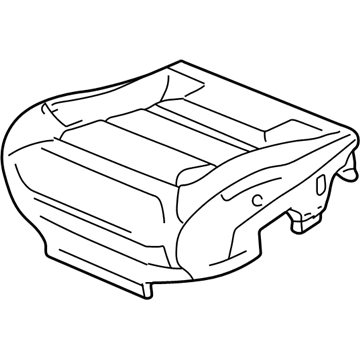 Ford 1L5Z-3562901-BAB Cover Assembly - Seat Cushion