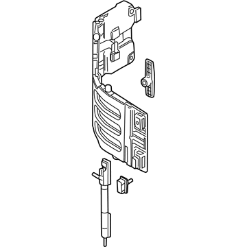 Ford AL3Z-99286A40-B Bed Extender, Driver Side AL3Z-99286A40-B Ford Bed Extender, Driver Side Illustration 1 of 1