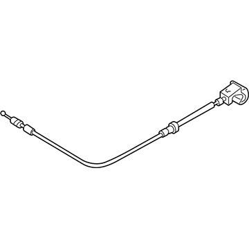 Ford Escape Hood Release Cable - 8L8Z-16916-A