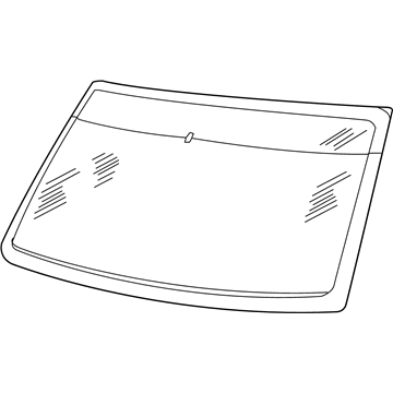Mercury 6L2Z-7803100-BA Glass - Windscreen