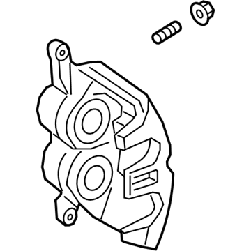 Ford HC3Z-2B120-C Caliper Assembly - Brake - Less Pad