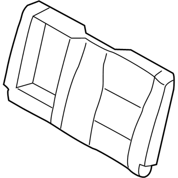 Ford KL3Z-1666601-EJ Cover Assembly - Rear Seat Back