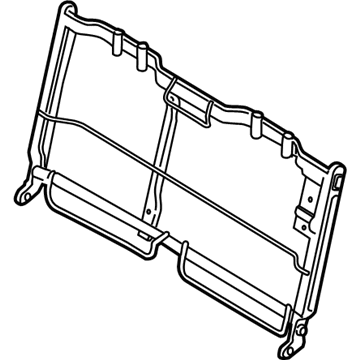 Ford JC3Z-16613A39-C Frame - Rear Seat Back Retainer