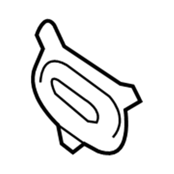 GD9Z-54237A04-B Ford Water Deflector, Passenger Side Illustration 1 of 1