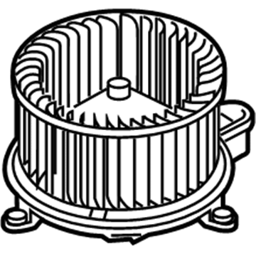 Ford BC3Z-19805-C Fan And Motor Assembly