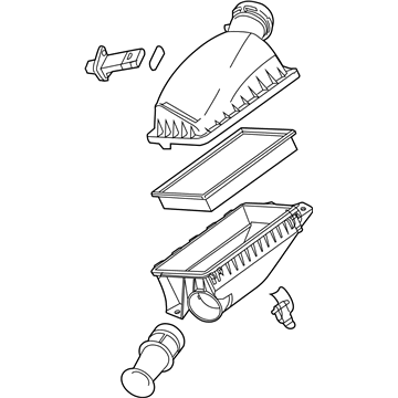 Ford 6W1Z-9600-A Cleaner Assembly - Air