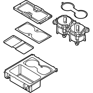 Ford PC3Z-2613562-AD Insert Assembly - Console