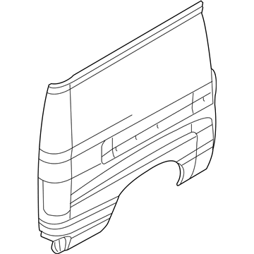 Ford F2UZ-15278A96-E Panel - Quarter - Outer