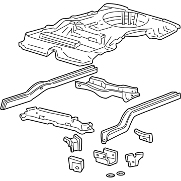 Mercury YF1Z5411215BA Pan Assembly - Floor