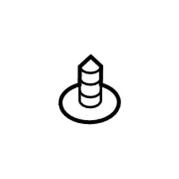Ford -W706815-S300 Battery Cover Clip, Rear -W706815-S300 Ford Battery Cover Clip, Rear Illustration 1 of 1
