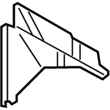Ford DP5Z-5445422-DB Upper Trim, Rear Passenger Side DP5Z-5445422-DB Ford Upper Trim, Rear Passenger Side Illustration 1 of 1