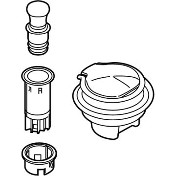 Ford 5L8Z-7804810-BAA Receptacle And Housing Assembly - Antenna