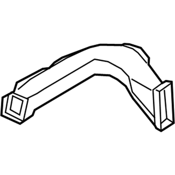 Ford BM5Z-19D809-C Connector - Duct - Climate Control System