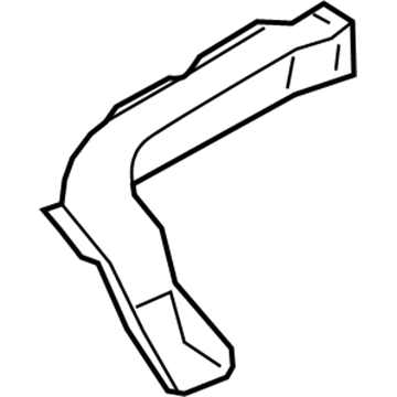 Ford BM5Z-19D809-B Connector - Duct - Climate Control System