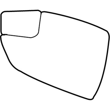 Ford F1EZ-17K707-A Glass Assembly - Rear View Outer Mirror