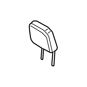 Ford LB5Z-78611A09-CE Headrest - Cover And Pad