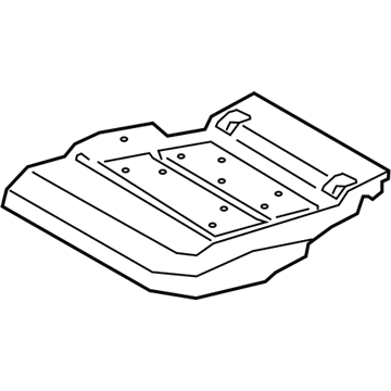 Ford LB5Z-7863840-B Pad - Rear Seat Cushion