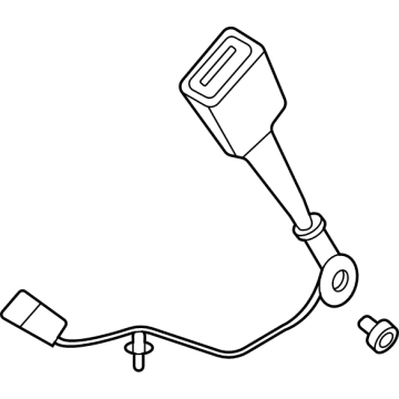 Ford PC3Z-2561202-AB Seat Belt Assembly