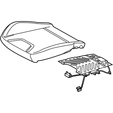 Ford CV6Z-58632A22-L Pad - Seat Cushion