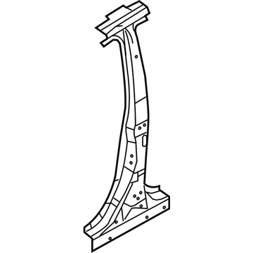 Ford AE8Z-5424382-A Panel Assembly - B Pillar - Inner