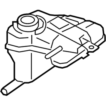 Ford BE5Z-8A080-B Tank Assembly - Radiator Overflow