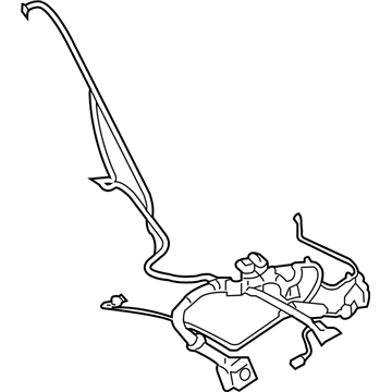 8A1Z-14A699-AA Ford Wire Harness, Front Passenger Side Illustration 1 of 1