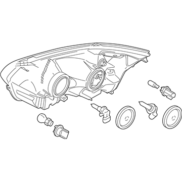 Ford Headlight - CK4Z-13008-CA