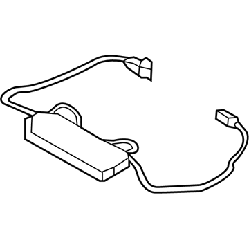 Lincoln DS7Z-15K609-B Sensor And Bracket - Interior