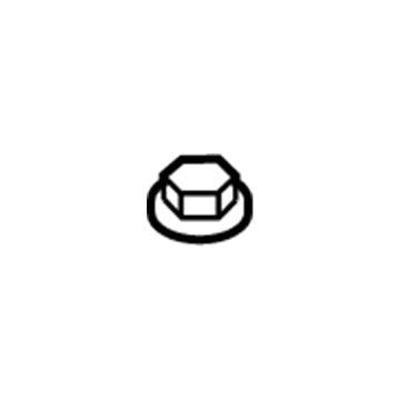 Mercury -W710645-S440 Nut - Adjusting Screw