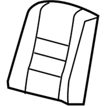 Ford 4C3Z-2666600-EAB Cover Assembly - Seat Back