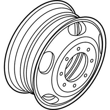 Ford 6C3Z-1007-B Wheel Assembly
