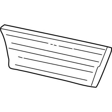 Ford 1F2Z-1720878-AAR Molding - Door Outside