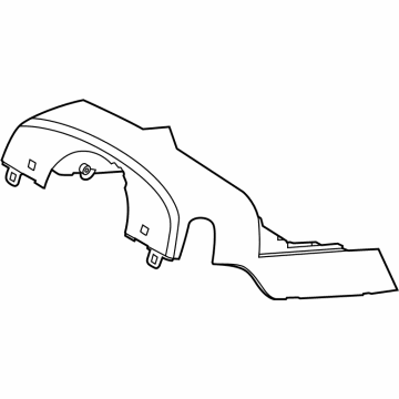 Ford LJ8Z-3530-AA Shroud Assembly - Steering Column