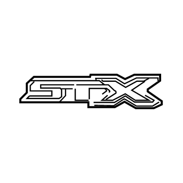 Ford ML3Z-9925622-G Decal, Black ML3Z-9925622-G Ford Decal, Black Illustration 1 of 1