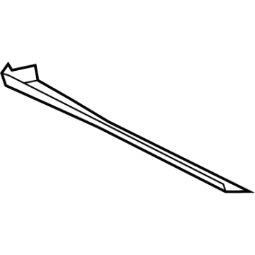 Ford ML3Z-99292A22-AD Rear Deflector, Passenger Side ML3Z-99292A22-AD Ford Rear Deflector, Passenger Side Illustration 1 of 1